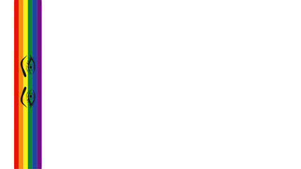 Obraz premium rainbow LGBT look