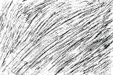 Grunge texture of black and white hatching, drawn by hand. Vector illustration. Chalon overlay