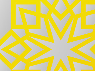 Vector background with a pattern of trending colors of the Year 2021. Illuminating Yellow and Ultimate Gray. Abstract geometric pattern.
