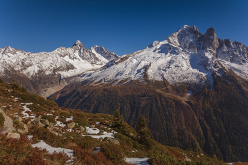 Paysage de la mer de glace, Chamonix