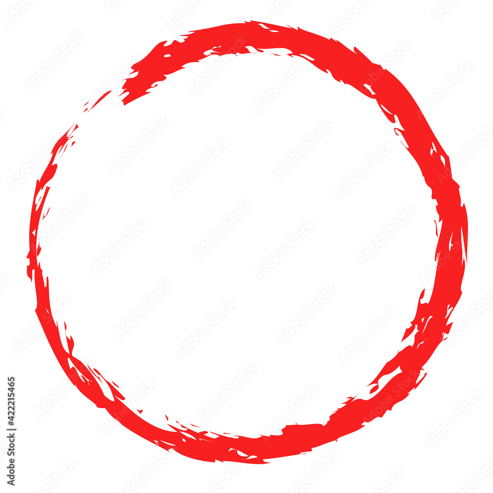 Aufkleber grungy circle blob, blotch vector