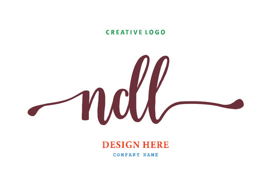 NDL lettering logo is simple, easy to understand and authoritative