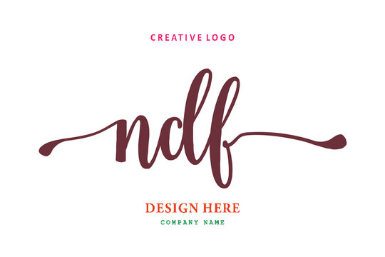 NDF lettering logo is simple, easy to understand and authoritative