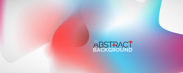 Fluid color gradient abstract background, trendy colorful wallpaper. Vector illustration for placards, brochures, posters, banners and covers