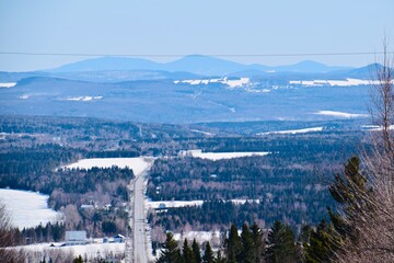 Fototapeta premium The Road of Summits during springtime