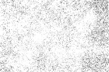 Grunge black and white pattern. Monochrome particles abstract texture. Background of cracks, scuffs, chips, stains, ink spots, lines. Dark design background surface. 