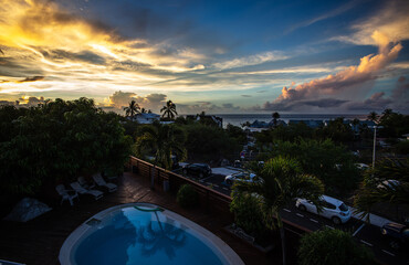 Coastline of Boucan Canot Reunion Island