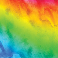 Abstract Watercolor Rainbow Gradient Background
