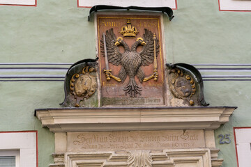 Altes Wappen in der Gelbinger Gasse