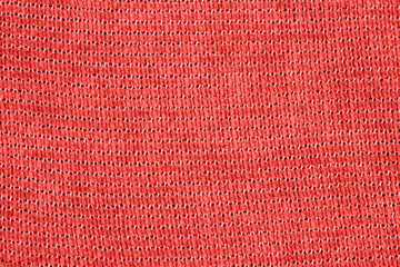 close-up of red fabric background