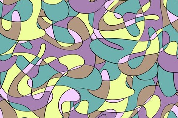 Abstract seamless background pattern. Vector illustration, fabric swatch, wallpaper.