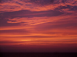 beautiful background of the night sky red