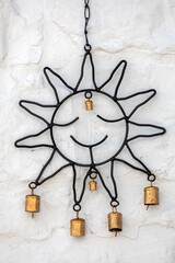  Traditional Apulian souvenirs on display outside a shop in  Alberobello. Apulia, Italy