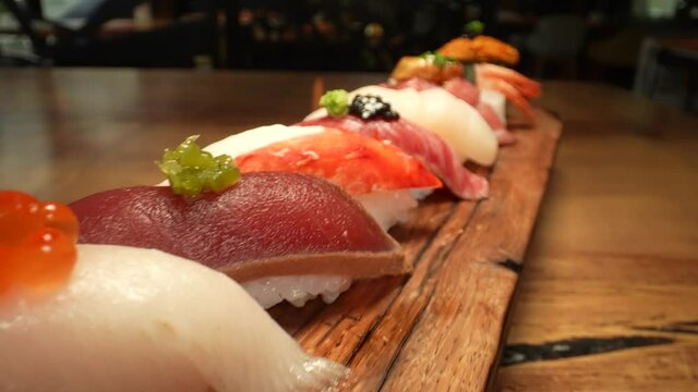 Special selection of japanese food - sushi
