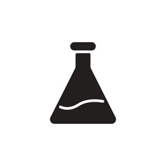 Volumetric Flask icon in vector. Logotype