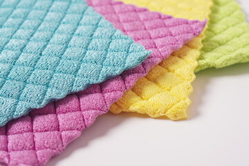 Multicolor micro Fiber cleaning cloth with static electricity that attracts dust