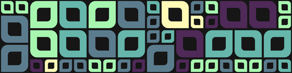 Abstract Geometric Pattern generative computational art illustration