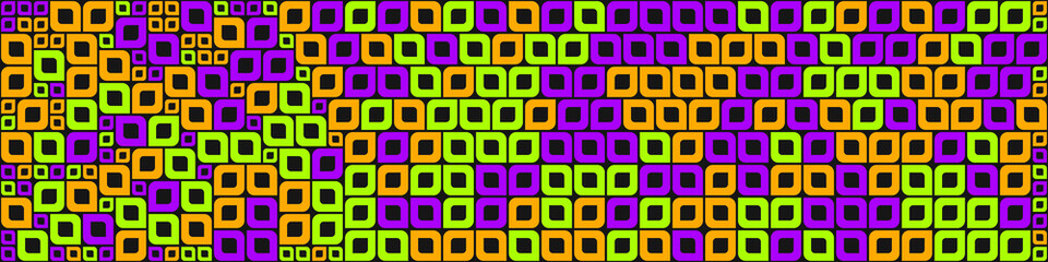 Abstract Geometric Pattern generative computational art illustration