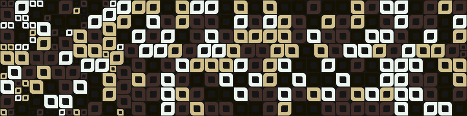 Abstract Geometric Pattern generative computational art illustration