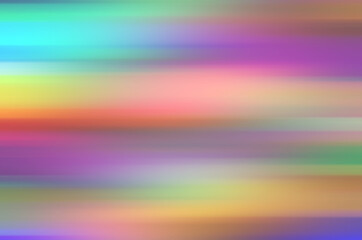 Obraz premium Abstract multicolored background of blurred horizontal lines