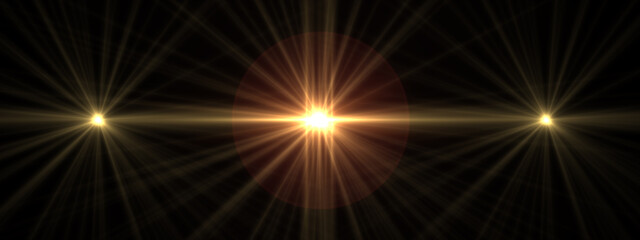 lens flare,Abstract Natural Sun flare on the black background, flare light transition, effects sunlight