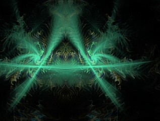 Imaginatory fractal background generated Image