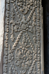  Ruins of   kampong tom Wat Temple with nature ornament