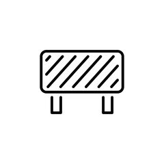 Road Obstruction icon in vector. Logotype