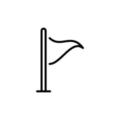 Flag icon in vector. Logotype