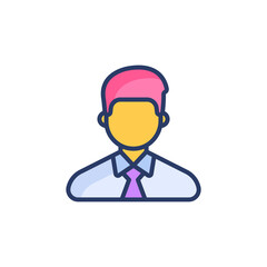 Employee icon in vector. Logotype