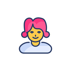 Artist icon in vector. Logotype