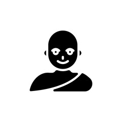 Buddhist icon in vector. Logotype