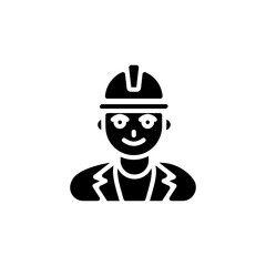 Engineer icon in vector. Logotype