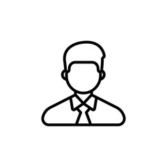 Employee icon in vector. Logotype