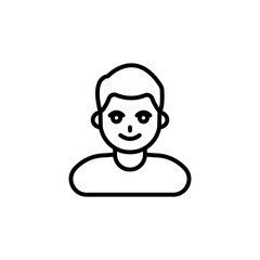Men icon in vector. Logotype
