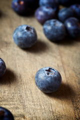 Blueberries close up