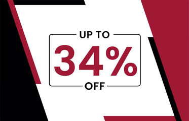 Up to 34% off banner, Upto 34% off, Discount offer, Banner Add, Special Offer add