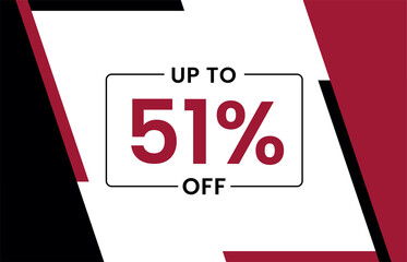 Up to 51% off banner, Upto 51% off, Discount offer, Banner Add, Special Offer add