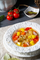 kapusniak delicious polish sauerkraut soup