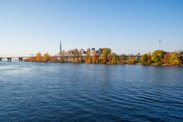 View of the embankment of Saint-Petersburg