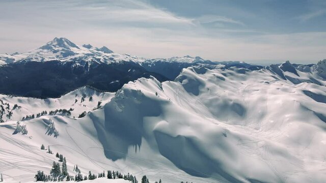 Mt Baker Snowmobile Destination Aerial View
