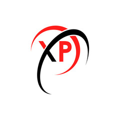 Letter XP Circle Modern Logo Design