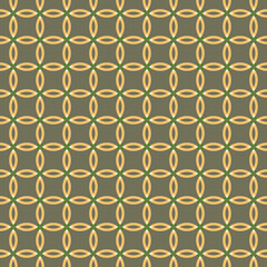 Seamless surface pattern design with  circle ornament.