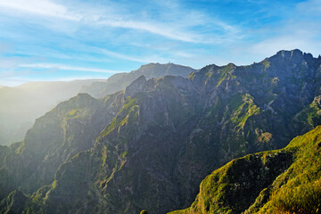 Madeira island landscape mountains nature