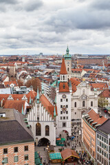Obraz premium Old Town Hall, Munich, Germany