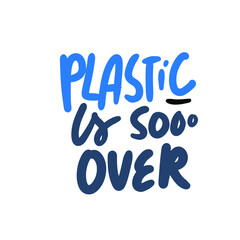 Zero waste lettering quotes set. Hand lettering illustration for your design