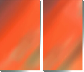 set of realistic backgrounds, vector gradient mesh, summer sunset colors, 1080x1920