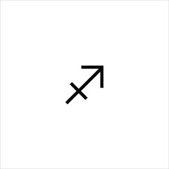 Zodiac sign Sagittarius -icon