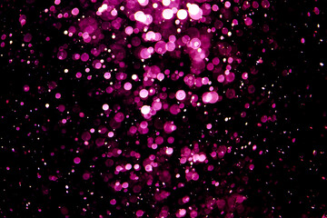 Vintage pink bokeh created by neon lights