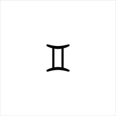 Zodiac sign Gemini- icon